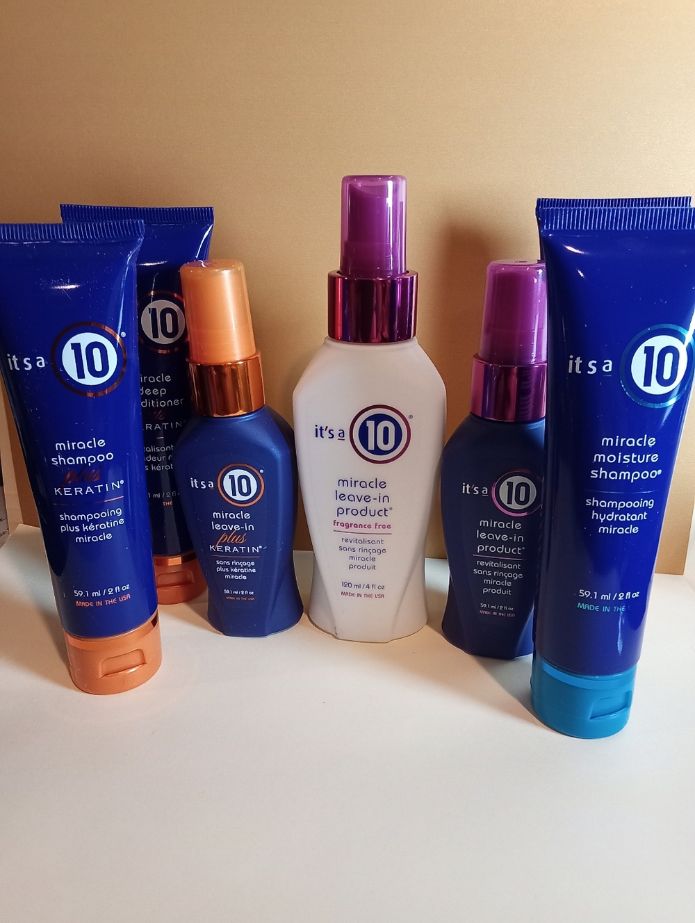 It's a 10 Miracle Hair Care Bundle - Blue & White